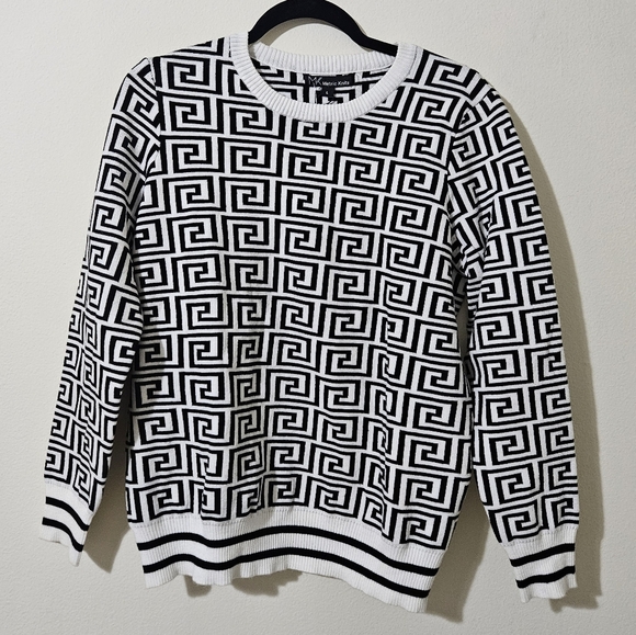 Metric Knits Geometric Sweater - Picture 1 of 7